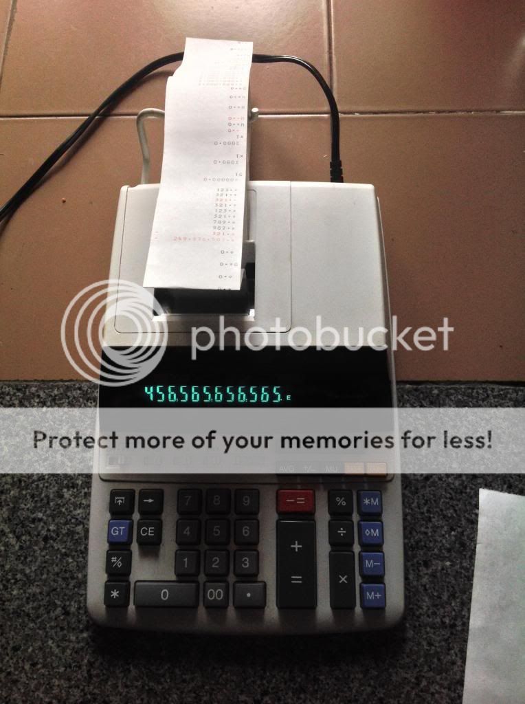 HCM--dư dùng thanh lí máy tính in bill   sharp EL 1197 PIII - 1